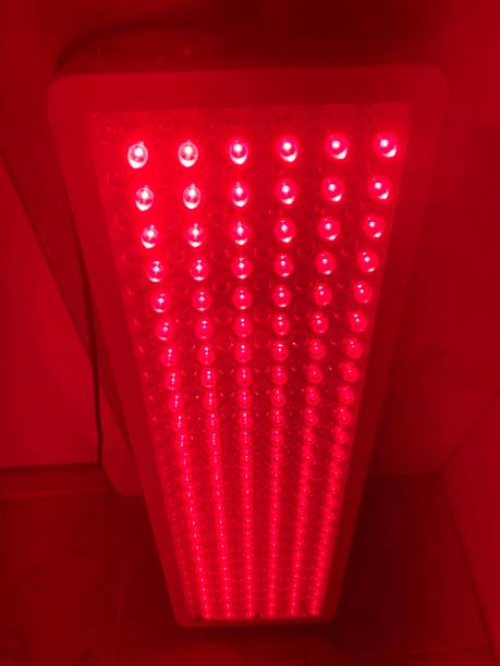Red Light Therapy stock photo