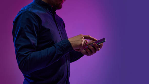 istock Businessman working with mobile phone, using online services for business. Innovations, impact of global digitalization 1492353787