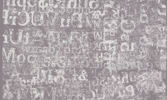 Abstract Grunge Background with Scattered Letters of the Alphabet - textured, muted color