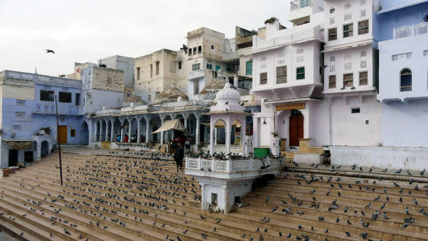 istock View of a ghat in Pushkar, Rajasthan, India 1492361835