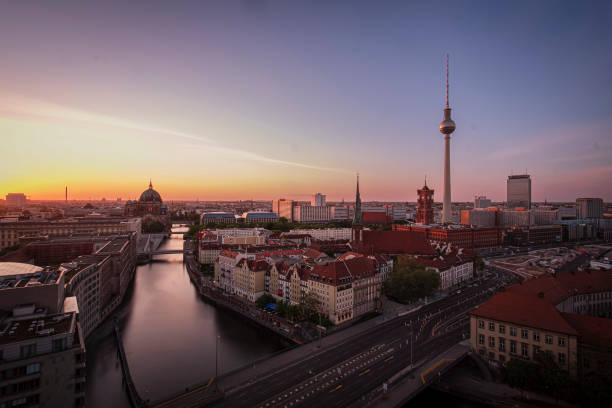 istock Berlin Cityscape During The Golden Hour 1492379427
