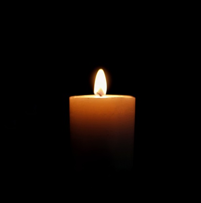 A candle that shine in the dark