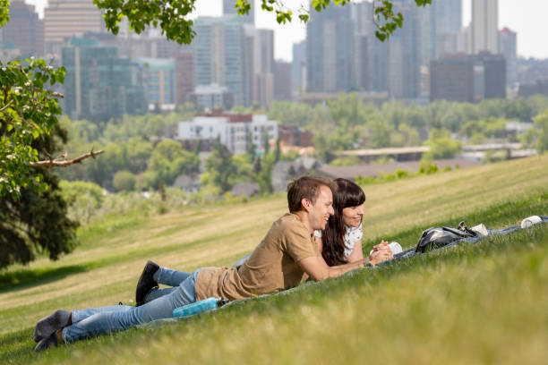 istock Friends hanging out in the park 1492380774