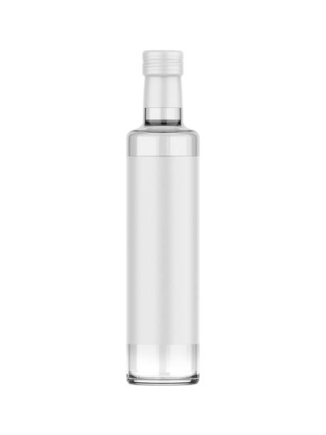 istock Glass bottle with blank label for branding and mock up. 1492383542