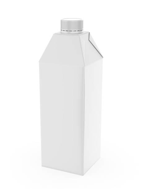istock Blank carton pack template for beverage  juice, milk. Packaging collection. 1492385001