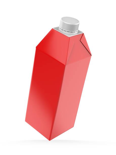istock Blank carton pack template for beverage  juice, milk. Packaging collection. 1492385027