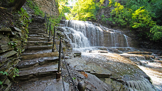 Kaaterskill waterfall in the upstate New York