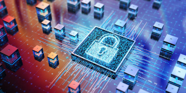 lock - cybersecurity - concept - security code imagens e fotografias de stock