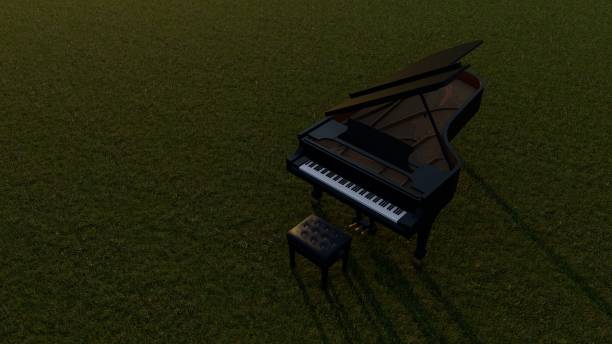 istock The piano on the lawn in the evening 1492407349