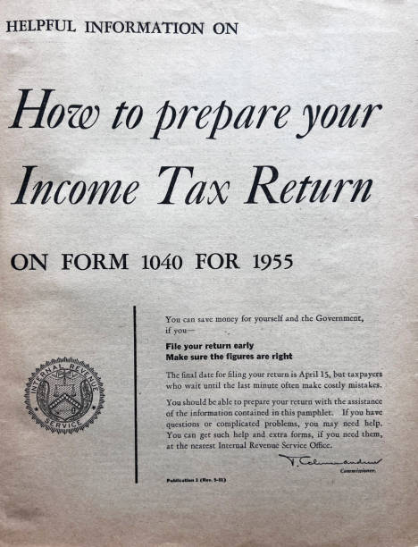 istock Income Tax Instructions 1955 1492420612