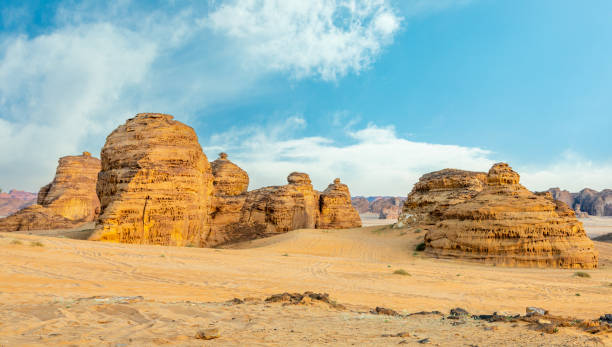 istock Desert erosion formations near Al Ula, Saudi Arabia 1492425242