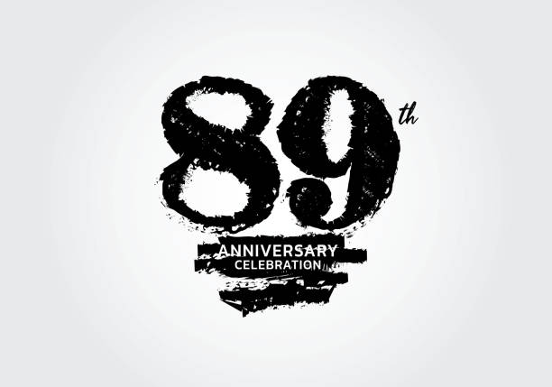 istock 89 years anniversary celebration logotype black vector, 89th birthday logo, 89 number design, anniversary year banner, anniversary design elements for invitation card and poster. number design vector 1492429982