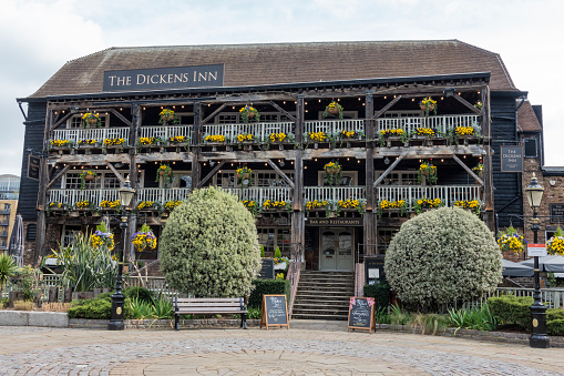 The Dickens Inn at St Katharine Docks, London, England