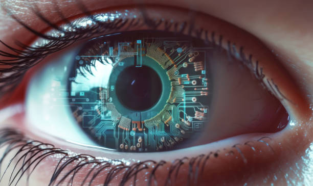 biotechnologia ludzkie oko - eyeball iris human eye macro zdjęcia i obrazy z banku zdjęć