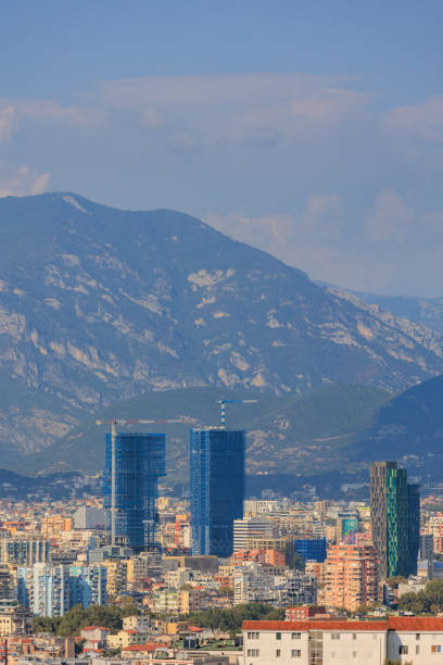 istock Tirana cityscape skyline, Albania 1492459562