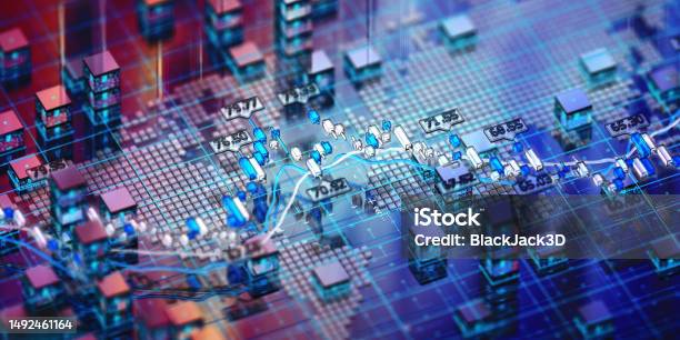 Stock Market Data Concept Stock Photo - Download Image Now - ChatGPT, Generative AI Model, Investment