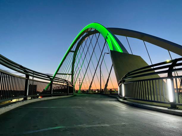 Northeast Minneapolis Lowry Bridge at Sunset