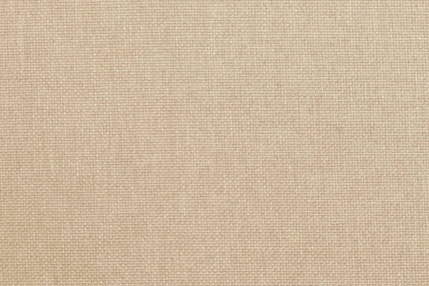 istock Brown linen fabric cloth texture background, seamless pattern of natural textile. 1492512060