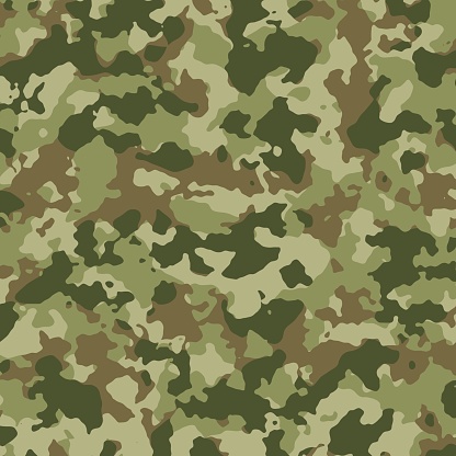 Camuflaje de caza verde. Camuflaje militar. photo