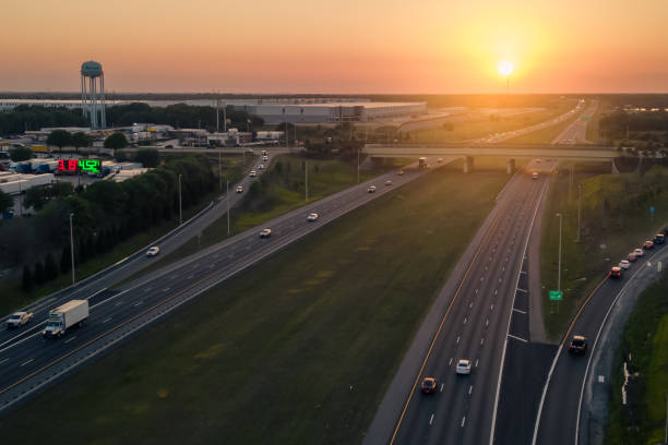 istock A highway with a sunset in the background 1492515000