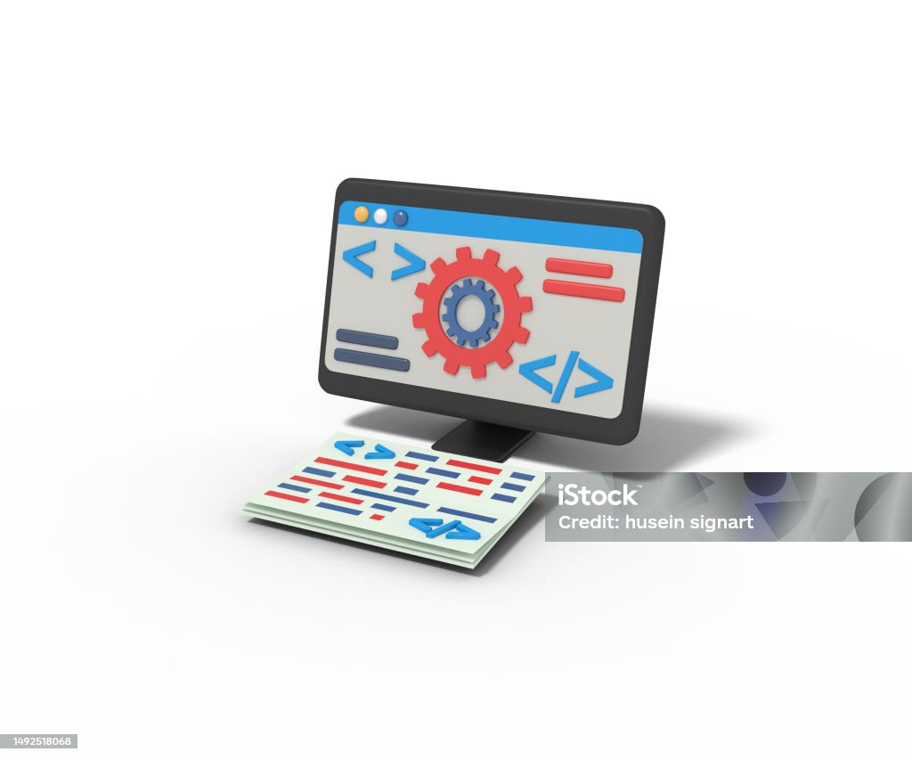Coding Setting Web Development Coding Setting Page Stock Photo - Download Image Now ...