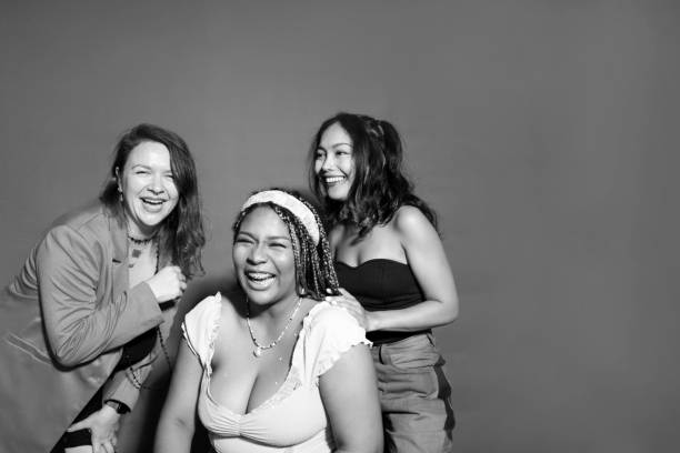 istock Multiracial Friends Laughing Black and White 1492521157