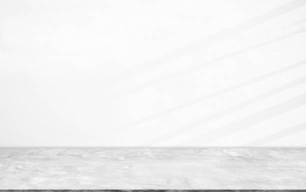 istock Light Shadow Background on Grey White Wall Cement Studio Room,Overlay from Window House on Minimal Mockup,Table Product Podium Scene Abstract Space,Kitchen Counter Bar Desk Shelf Template 1492528029