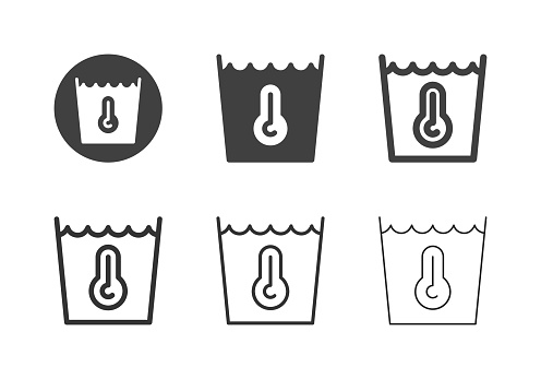 Hot Water Icons Multi Series Vector EPS File.