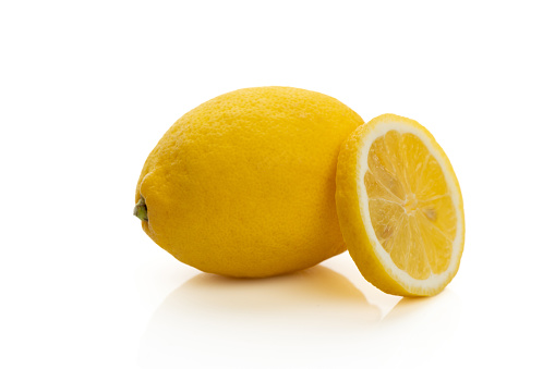 Lemon. Fruit studio shoot