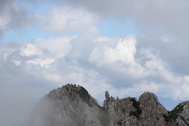 Julian Alps Mangart stock photo