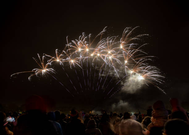 istock Crowds Watching The Annual Bicester Round Table Fireworks Display 1492539457