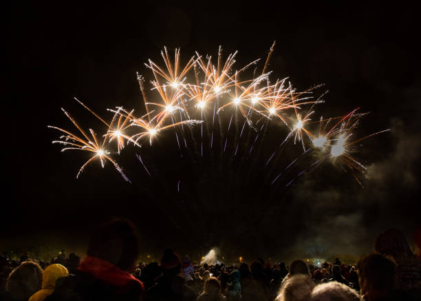 istock Crowds Watching The Annual Bicester Round Table Fireworks Display 1492539504