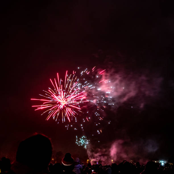 istock Crowds Watching The Annual Bicester Round Table Fireworks Display 1492539516