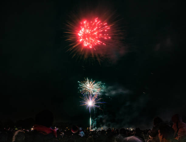 istock Crowds Watching The Annual Bicester Round Table Fireworks Display 1492539538