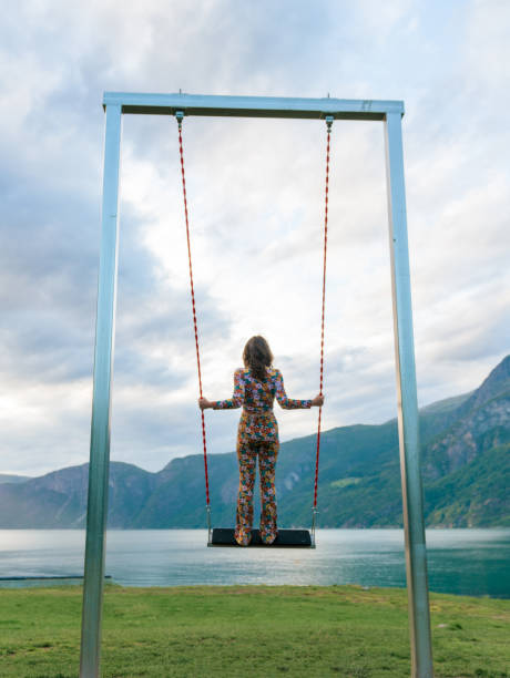 istock Woman on the swing in Norway 1492541642