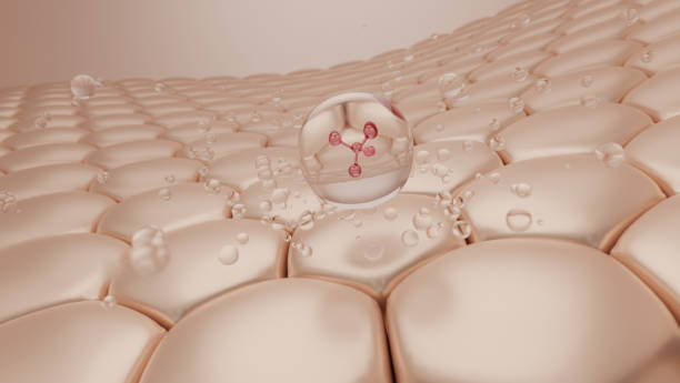 skin cells and molecules skin serum treatment