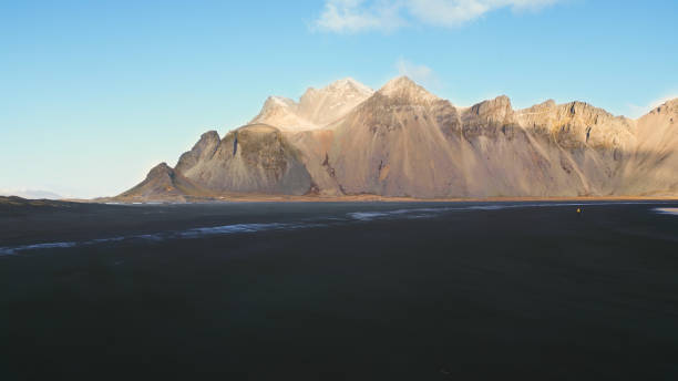istock Aerial view of stokksnes sand beach 1492545809