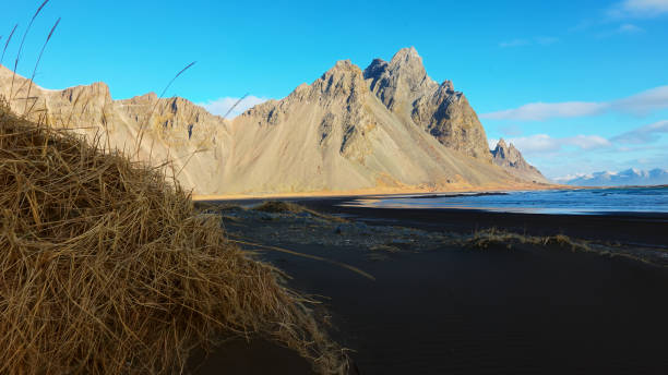 istock Arctic stokksnes black sand beach 1492546482