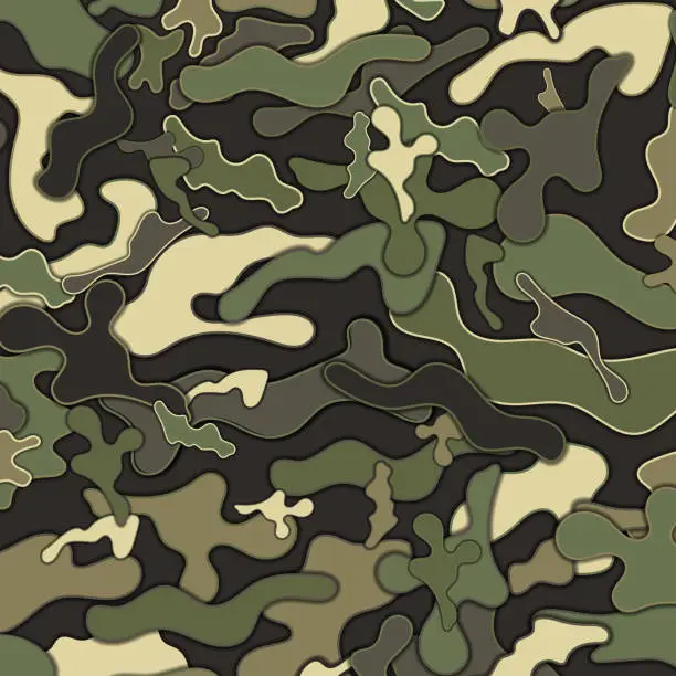 Vector illustration of Army background.Military style.Abstract background for military design.