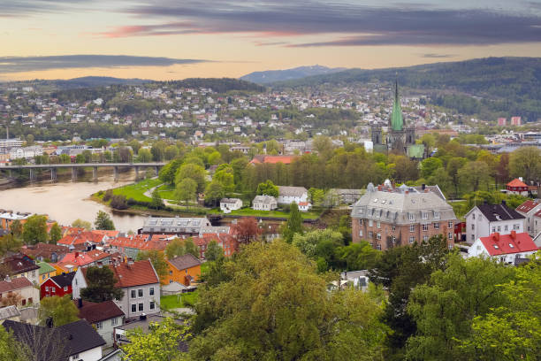istock Aerial view of Trondheim 1492559784