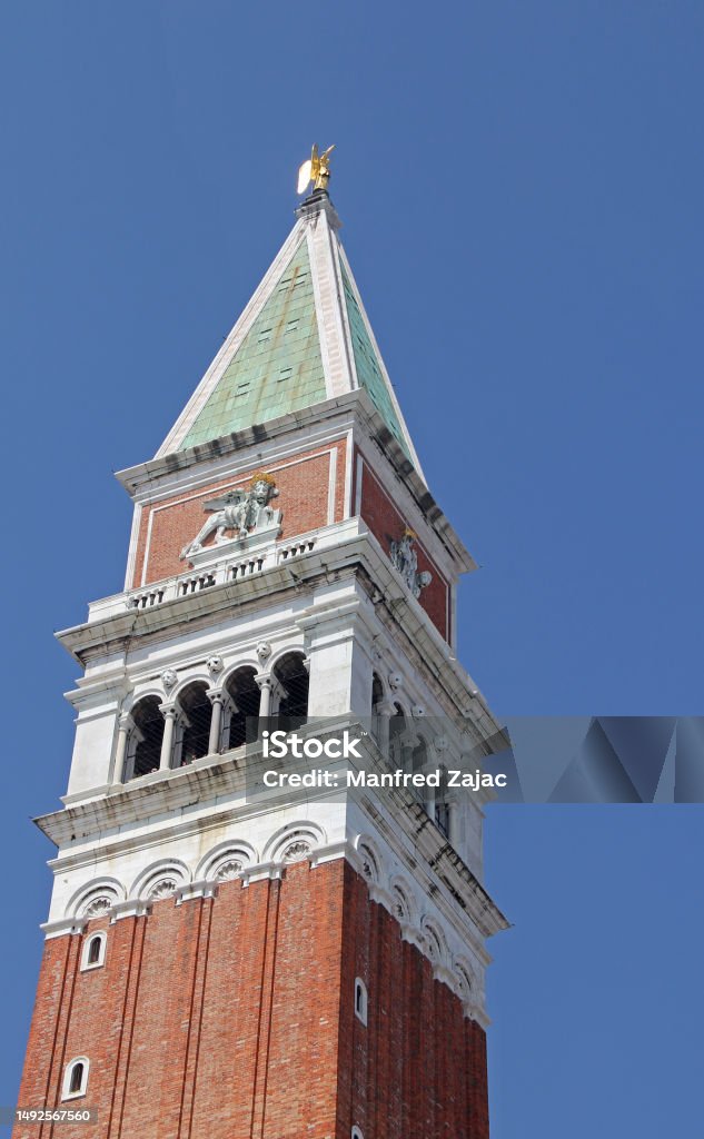 St. Mark's Rower St Marks Tower Partial View Venice Italy Stock Photo - Download Image ...