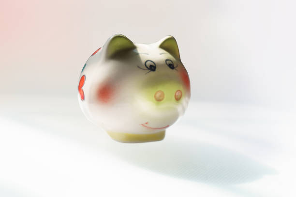 istock Cute Ceramic piggy bank. 1492569529
