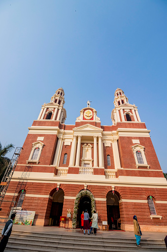 The Cathedral of the Sacred Heart is a Roman Catholic cathedral belonging to the Latin Rite and one of the oldest church buildings in New Delhi, India. Together with St. Columba's School, and the Convent of Jesus and Mary school, it occupies a total area of approximately 14 acres near the south end of Bhai Vir Singh Marg Road in Connaught Place. Christian religious services are held throughout the year.