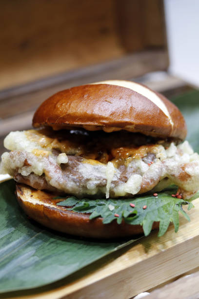 Special vegetable batter burger