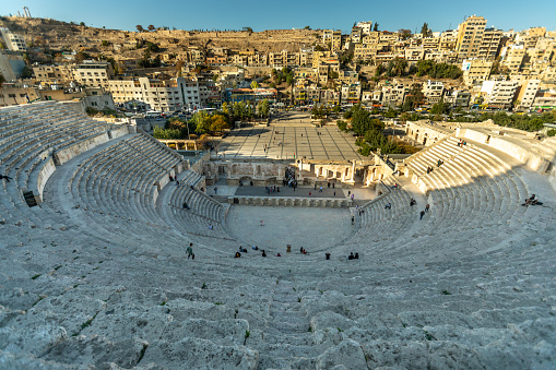 Ancient Roman theater in Amman