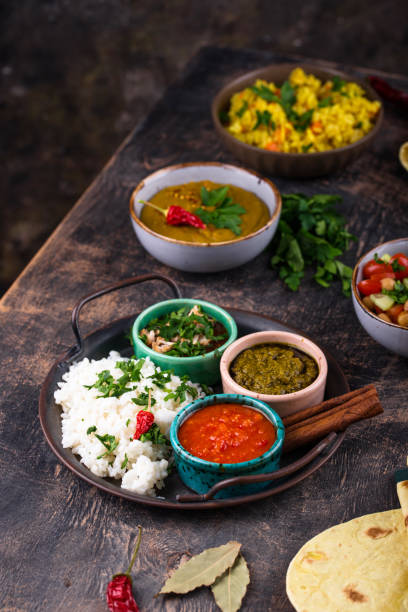 istock Assorted of traditional Indian food. 1492579999