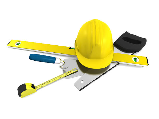 contractor tools stock photo