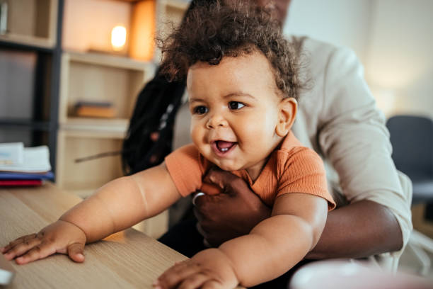 istock Young mother babysitting at home 1492592586