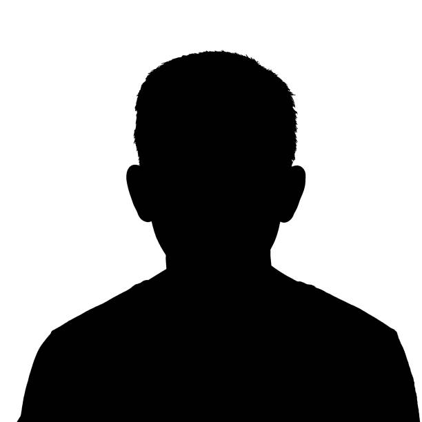 istock Silhouette of unknown young teenager isolated on transparent background 1492592972