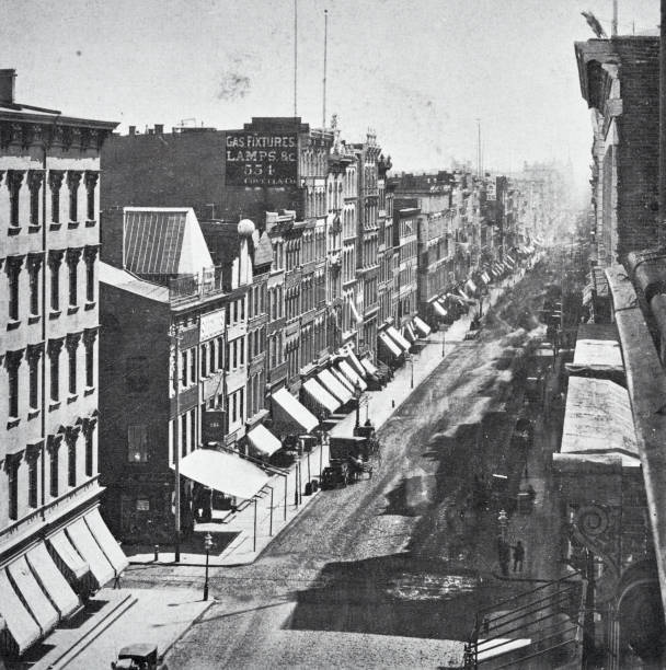 istock New York City, Broadway, south from Houston street, 1870 1492593963